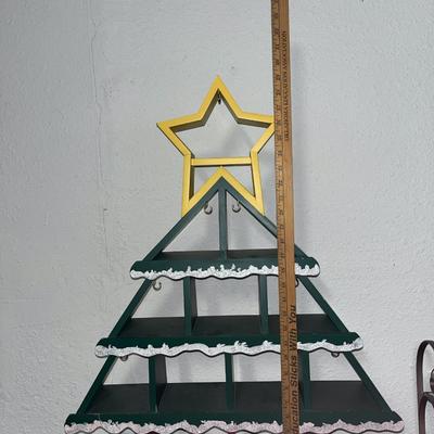 Christmas tree ornament shelf/holder