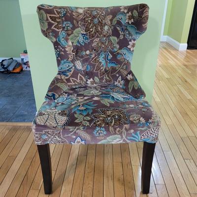 Two Velvet Accent Chairs (LR-EL)