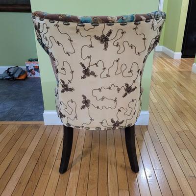Two Velvet Accent Chairs (LR-EL)