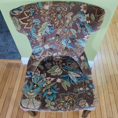 Two Velvet Accent Chairs (LR-EL)