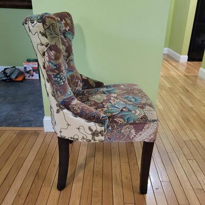 Two Velvet Accent Chairs (LR-EL)