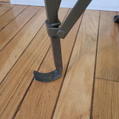 Metal End Table with Marble Top (LR-EL)