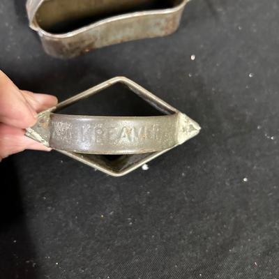 Antique cookie cutters, Fries, Kreamer
