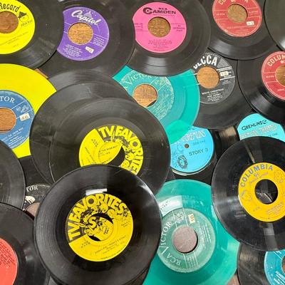 Mixed lot of Vintage 45RPM Records