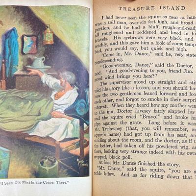 Antique 1924 Hardback Edition of Treasure Island by Robert Louis Stevenson