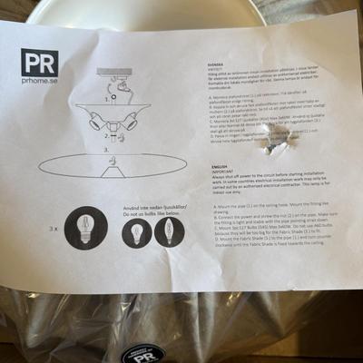 NIB PR Home Plafond Natural Light Fixture (PB-BM)