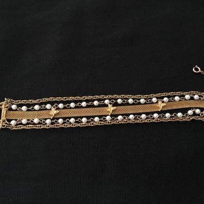 Vintage Judy Lee Multi strand bracelet