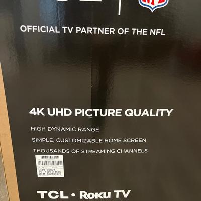 TCL 65” Roku TV