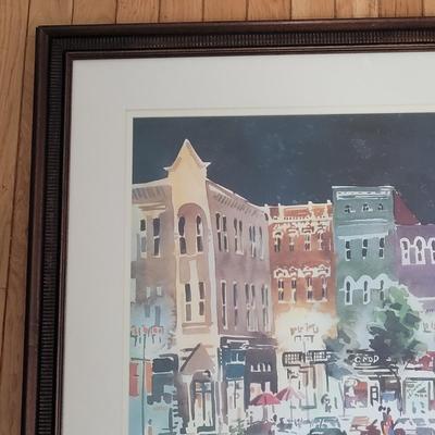 Ann Vasilik Packs Square Framed Print (LR-EL)
