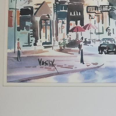 Ann Vasilik Packs Square Framed Print (LR-EL)