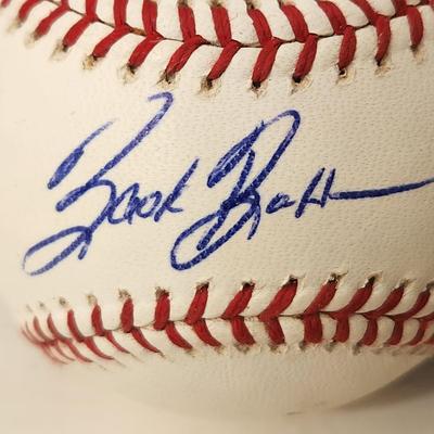 Zach Britton Orioles OMLB Signed Autographed Baseball