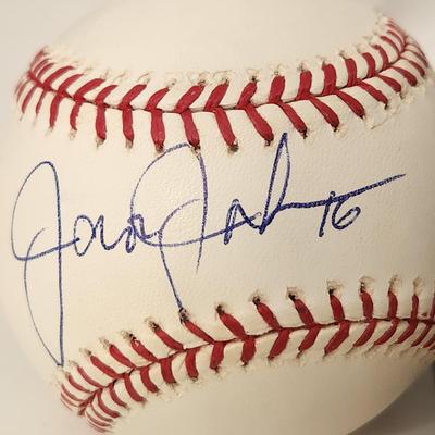 Jason Johnson 16 Orioles OMLB Signed Autographed Baseball