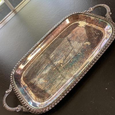 Silver Plated Mug and Tray