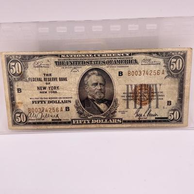 1929 Type 1 New York National Currency (ST-SS)