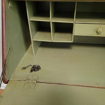 Antique Wooden Secretary (B1-EL)