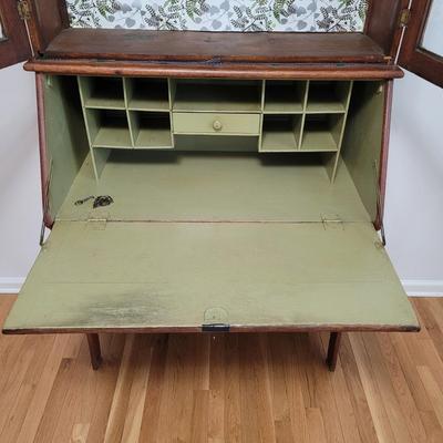 Antique Wooden Secretary (B1-EL)