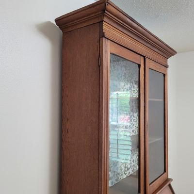 Antique Wooden Secretary (B1-EL)