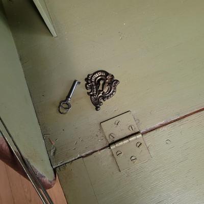 Antique Wooden Secretary (B1-EL)