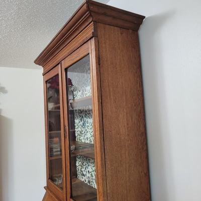Antique Wooden Secretary (B1-EL)