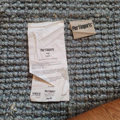Pier 1 Jute Area Rug 4' x6' (B2-EL)