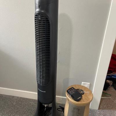 Honeywell fan and Lasko heater