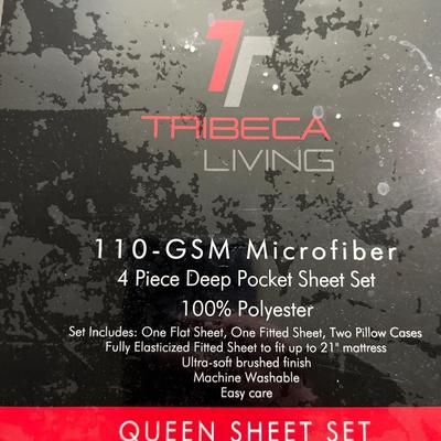 Tribeca living queen sheet set
