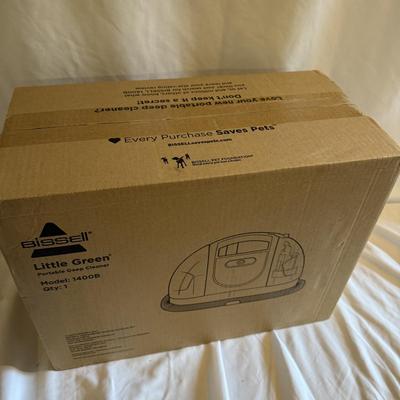 EyeVac Touchless Vacuum and Bissell ‘Little Green’ Portable Deep Cleaner (PB-BM)