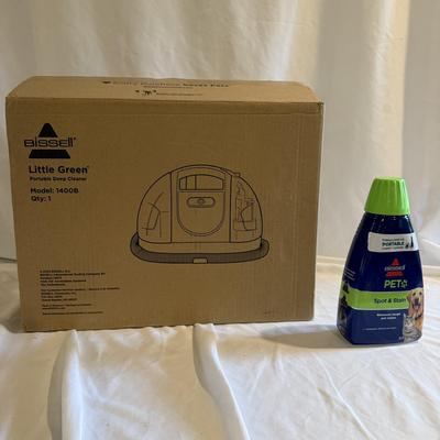 EyeVac Touchless Vacuum and Bissell ‘Little Green’ Portable Deep Cleaner (PB-BM)