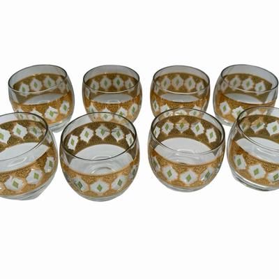 CULVER Lowball Roller Glass — Set of 8