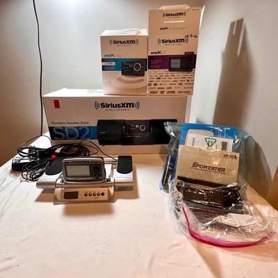 Sirius XM Portable Speaker Dock, Sportster Docking Station & More (PB-RG)