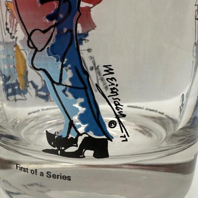 Leo Meiersdorff Glasses Set of 8 - 1986 - New Orleans Jazz