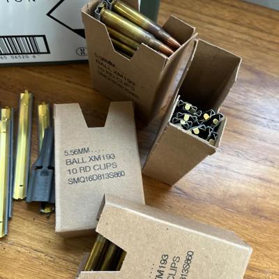 Ammo box & ammunition