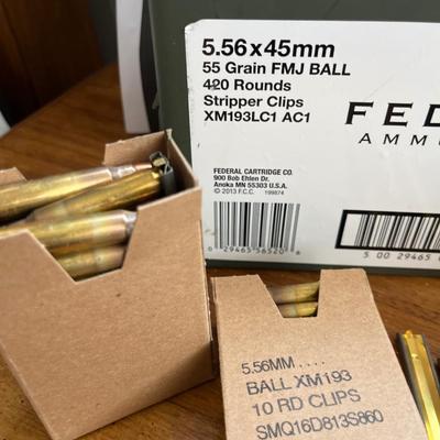 Ammo box & ammunition