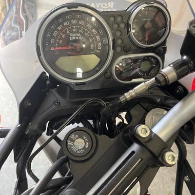 2023 Royal Enfield Himalayan motorcycle with 241 miles