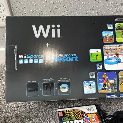 Wii Resort with accessories