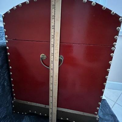 Cherub (Angel) Treasure Chest Trunk - 17.5"Wx17"Hx14"D Approx