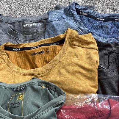 Sweat Wick T-shirts by Solaris, L.L. Bean, Adidas, and under armor