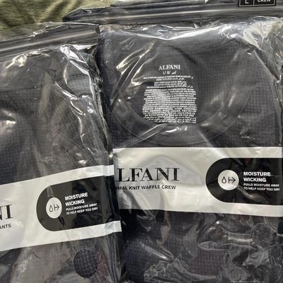 Long sleeve shirts with thermal pants size large