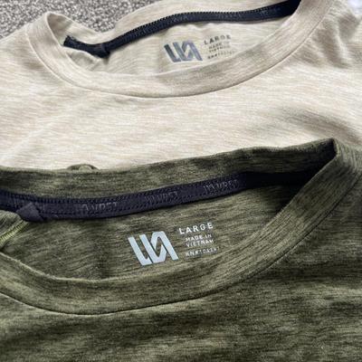 Long sleeve shirts with thermal pants size large