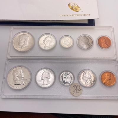 Uncirculated Mint, & Proof Coin Sets incl 1963 & 1964 (ST-SS)