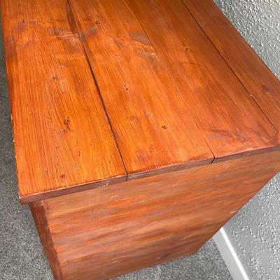 Homemade chest with drawers