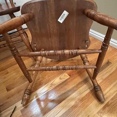 Wooden Windsor Dining Chairs