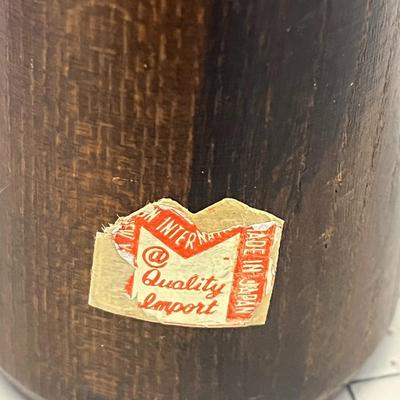 Vintage Wooden Salt And Pepper Mill Grinder Set