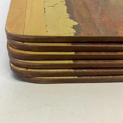 Set Of 6 Cork Placemats