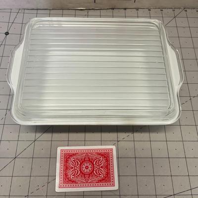Vintage PYREX Q503 Gooseberry Refrigerator Dish With Lid
