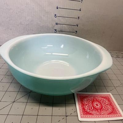 Vintage PYREX 024 Bird Egg Blue Mixing Bowl