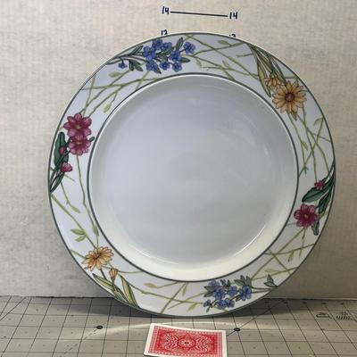 Dansk Cafe Floral ( White/multi) Soup Bowl