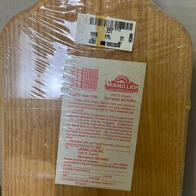 Vermillion Woodenware Wood Cutting Board
