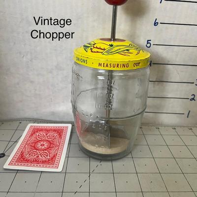 Vintage Measuring Cup And Food Chopper