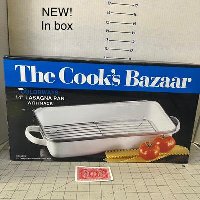 14'' Lasagna Pan With Roasting Rack